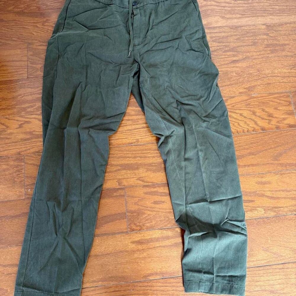 Bonobos Men's Green and Khaki Trousers